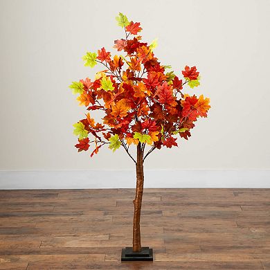 nearly natural 4-ft. Pre-Lit Artificial Maple Tree with 180 LED Lights