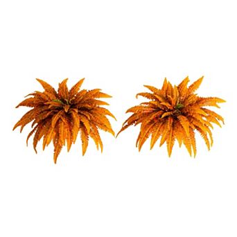 Nearly Natural 48-Inch Artificial Boston Fern Set of 2
