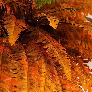 Nearly Natural 48-Inch Artificial Boston Fern Set of 2