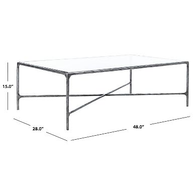 Safavieh Jessa Round Coffee Table with Open Shelf