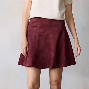 Petite LC Lauren Conrad Paneled Mini Skirt