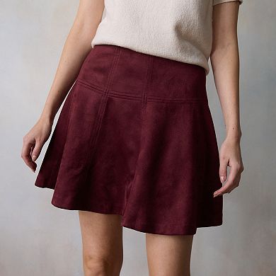 Petite LC Lauren Conrad Paneled Mini Skirt