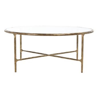 Safavieh Jessa Round Coffee Table with Open Shelf
