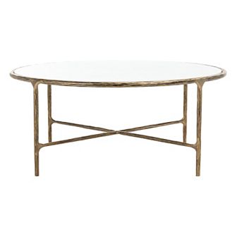 Safavieh Jessa Round Coffee Table with Open Shelf