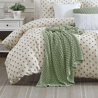Peri Block Print Gauze Duvet Set