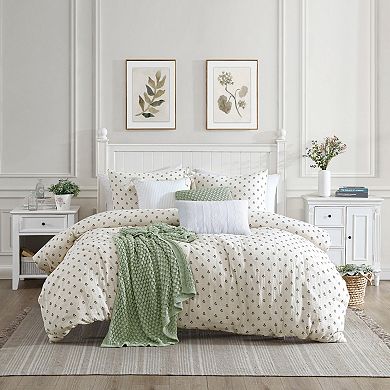 Peri Block Print Gauze Duvet Set