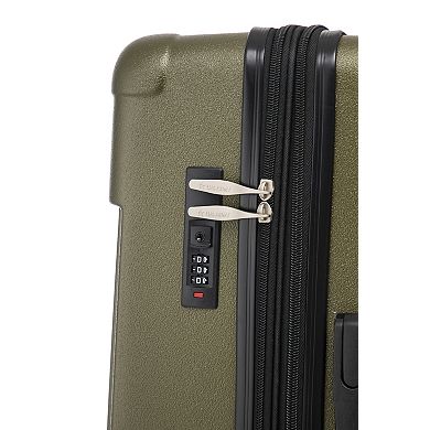 IZOD US Army 3-Piece Lightweight Expandable Hard Shell Spinner Wheel Luggage Set