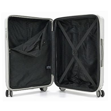 IZOD 3-Piece Lightweight Expandable Hard Shell Spinner Wheel Luggage Set