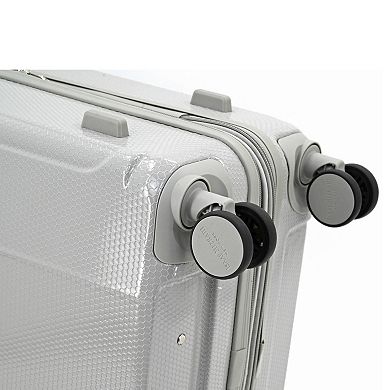 IZOD 3-Piece Lightweight Expandable Hard Shell Spinner Wheel Luggage Set