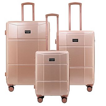 IZOD 3 pc Lightweight Expandable Hard Shell Spinner Wheel Luggage Set