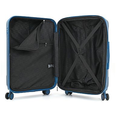 IZOD 3-Piece Lightweight Expandable Hard Shell Spinner Wheel Luggage Set