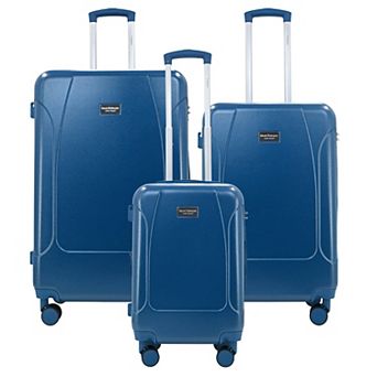 IZOD 3 pc Lightweight Expandable Hard Shell Spinner Wheel Luggage Set