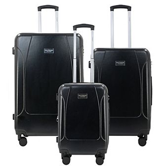 IZOD 3 pc Lightweight Expandable Hard Shell Spinner Wheel Luggage Set