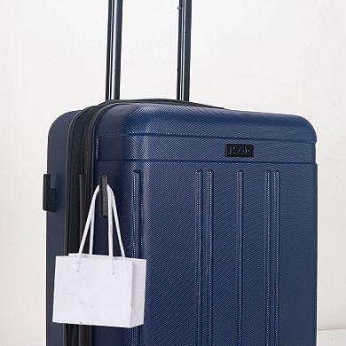 IZOD 3-Piece Lightweight ABS Hard Shell Spinner Telescopic Handle Luggage Set