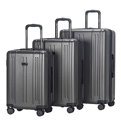 IZOD Isla 3-Piece Lightweight Hard Shell 360 Degree Spinner Wheel Luggage Set