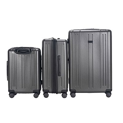 IZOD Isla 3-Piece Lightweight Hard Shell 360 Degree Spinner Wheel