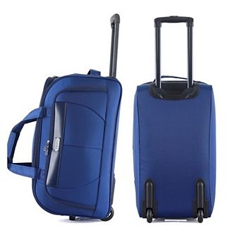 IZOD Carol 32-Inch Check-In Softside Wheeled Duffel Bag with Telescopic Handle