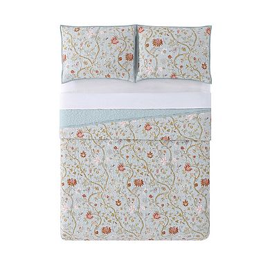 Style 212 Floral Quilt Set