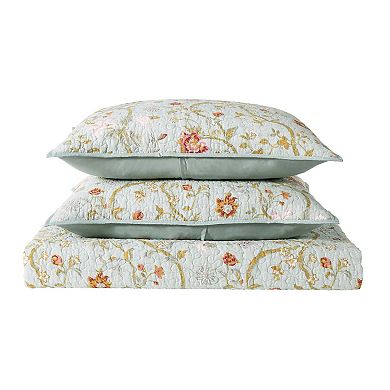 Style 212 Floral Quilt Set
