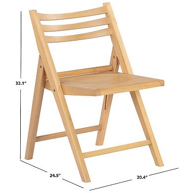Safavieh Jacie Wood Folding Chair Set of 2