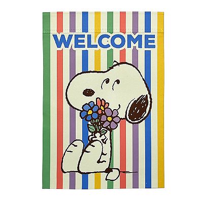 The Big One® Peanuts Snoopy Welcome Garden Flag