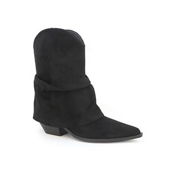 Yoki Avery-12 Women's Slouch Foldover Booties