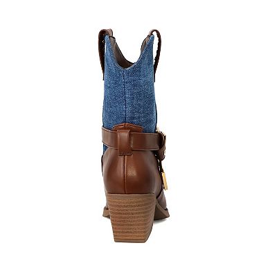 Yoki Gayle-67 Women's Pointed Toe Western Bootie