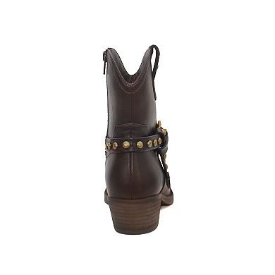 Yoki Krizel-06 Women's Ankle Buckle Booties