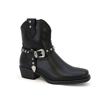 Yoki Krizel-06 Women's Ankle Buckle Booties