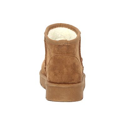 Yoki Owen-26 Women's Short Faux Fur Bootie