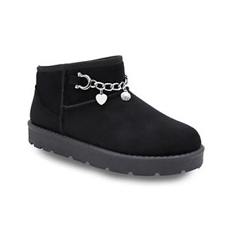 Yoki Owen-26 Women's Short Faux Fur Bootie