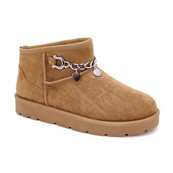 Yoki Owen-26 Women's Short Faux Fur Bootie