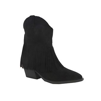 Yoki Gayle-69 Women's Fringe Western Booties