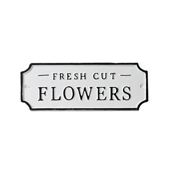 Sonoma Goods For Life® Fresh Cut Flowers Garden Sign Wall Decor