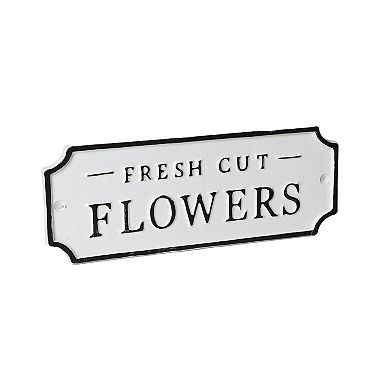 Sonoma Goods For Life® Fresh Cut Flowers Garden Sign Wall Decor
