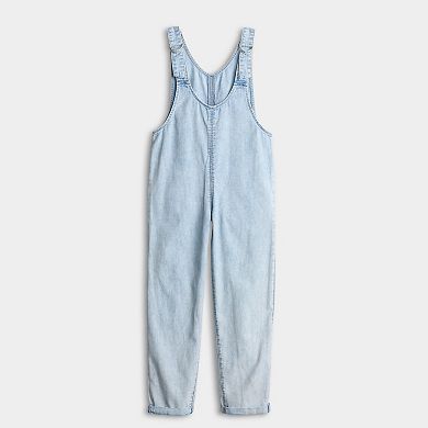 Plus Size SO® Relaxed Denim Overalls