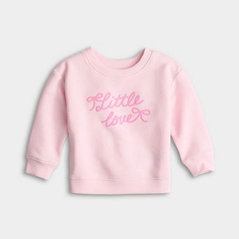 Baby Girl Jumping Beans® French Terry Crew Sweatshirt