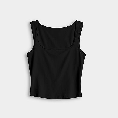 Juniors' SO® Square Neck Tank Top