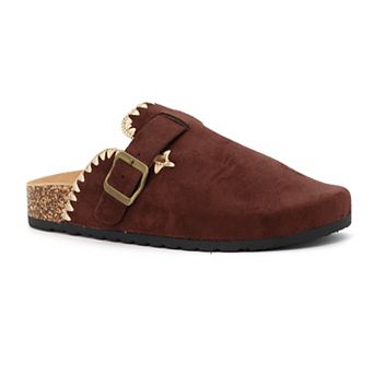 Yoki Gila-109 Women's Faux Suede Slip-On Stitch Clogs
