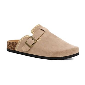 Yoki Gila-109 Women's Faux Suede Slip-On Stitch Clogs