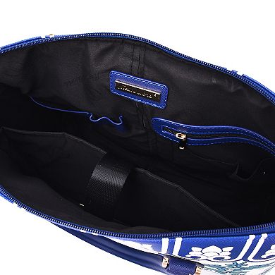 Mellow World Porcelain Printed Wheeled Laptop Tote