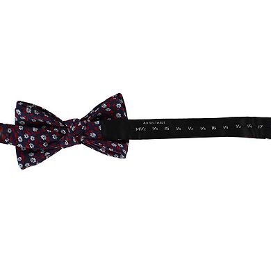 Ascentix Metallic Flowers and Leaves Bowtie