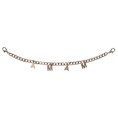 CTM Golden Bling Mama Trucker Hat Chain