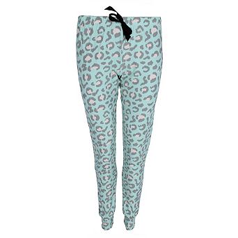 Roll Outta Bed Women's Leopard Jogger Lounge Pants