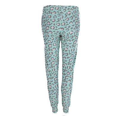 Roll Outta Bed Women's Leopard Jogger Lounge Pants
