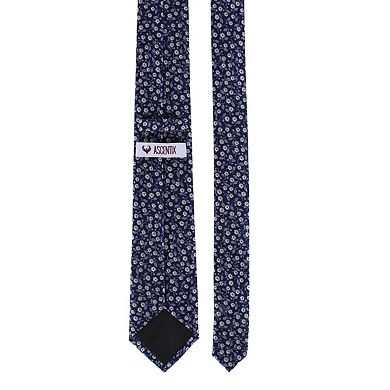 Ascentix Metallic Flowers and Leaves Necktie