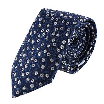 Ascentix Metallic Flowers and Leaves Necktie