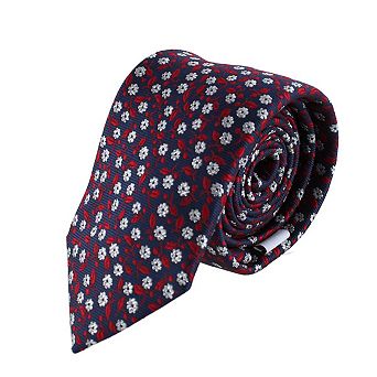 Ascentix Metallic Flowers and Leaves Necktie