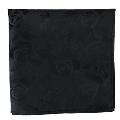 Ascentix Rose Print Tone on Tone Pocket Square