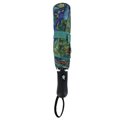 CTM Women's Van Gogh Irises Auto Open Compact Umbrella